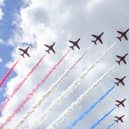 The Red Arrows will be overhead in Northamptonshire today (Thursday July 6).