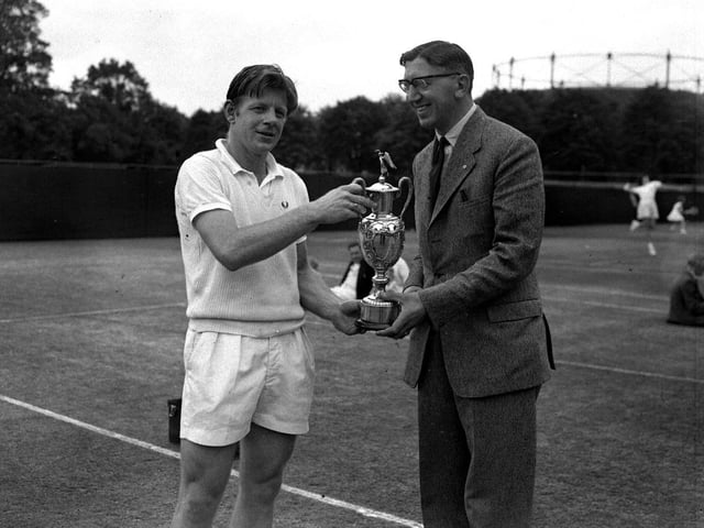 A tennis tournament at Wellingborough, August 10, 1961
