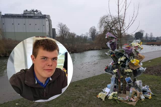 Tributes for Joe Maddy, 15, who died after a road traffic collision at Wellingborough's Embankment