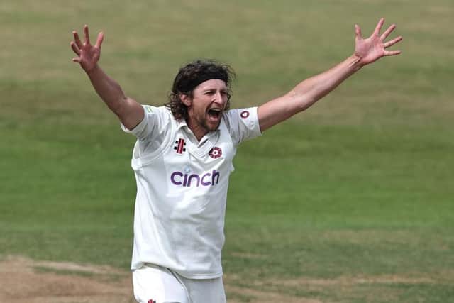 Jack White claimed two wickets for Northamptonshire on day one at Hampshire
