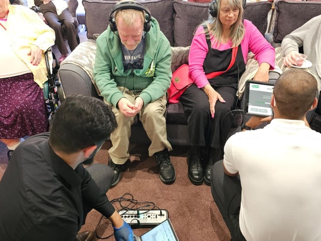 Family members also attend the presentation