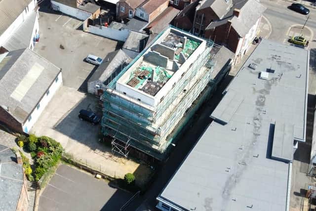 Kettering building site gets higher as yet another floor added