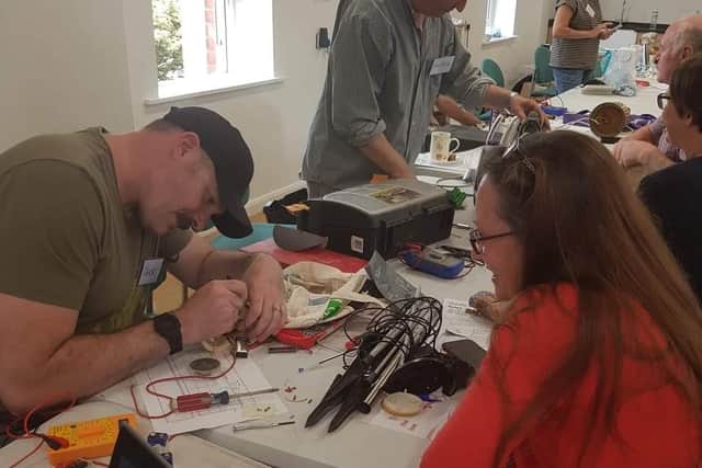 Oundle Repair Café volunteers will mend household items