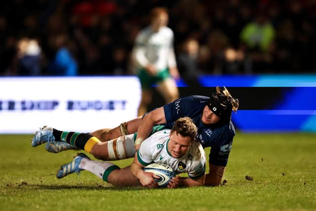 Fraser Dingwall scored a fine try last Friday (photo by Jess Hornby/Getty Images)