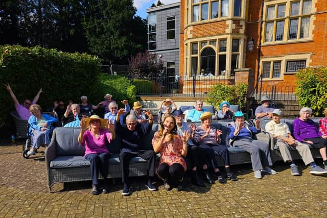 Later summer concert for the residents of Elm Bank care home
