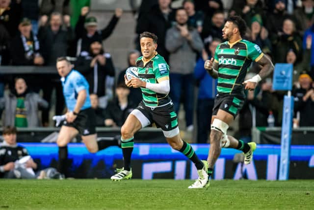 Alex Mitchell marked his Saints return with a try last Sunday (picture: Ketan Shah)