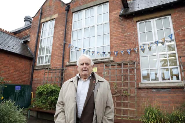 Eric was a pupil at Alfred Street School when it was bombed, killing seven children