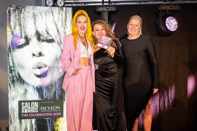 Toni Colgan attended an awards ceremony in Manchester on November 9