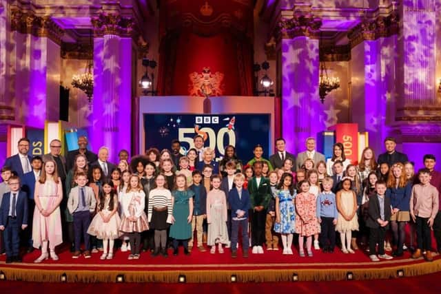 BBC 500 Words Finalists celebrated at Buckingham Palace with Her Majesty, The Queen