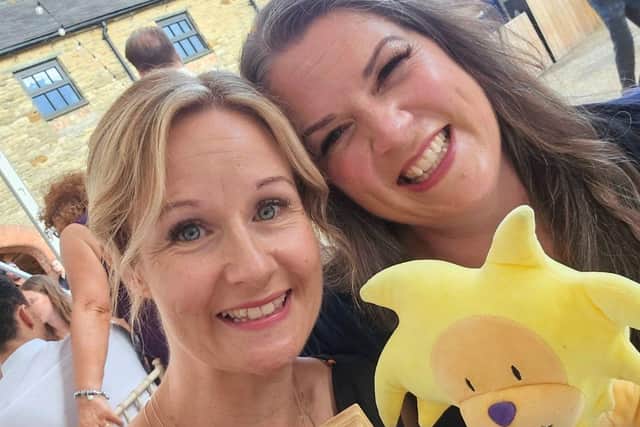 Jenni Drewery and Beth Milne celebrated their Music Makers win at the NL Awards event, held at The Chester House Estate.