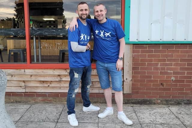 Adam Wright (30) left and Alex Patience (33) right