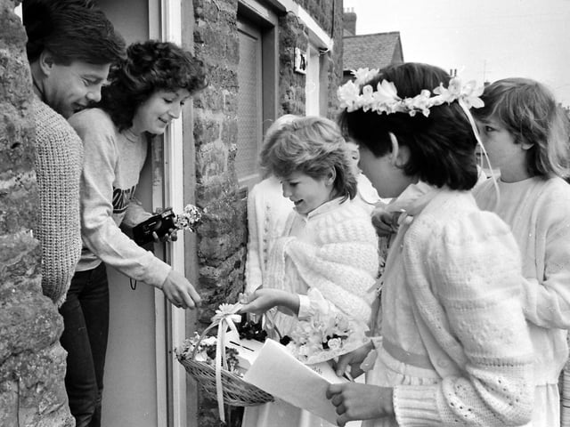 Loddington village May Day 1984