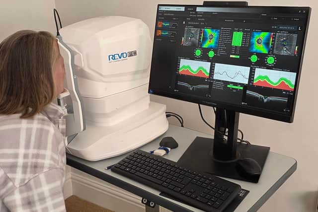 Advanced OCT imaging at Stirling Opticians