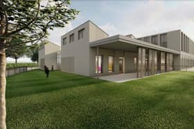 CGI image of the reception enclosed play area the primary school.Credit: West Northamptonshire Council