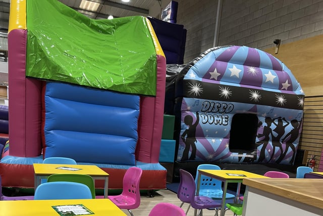 The fun for kids includes the Disco Dome