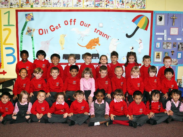 The 2010 new starters at St Thomas More Catholic Primary School