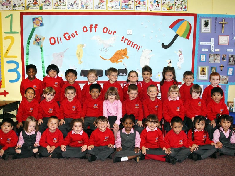 The 2010 new starters at St Thomas More Catholic Primary School