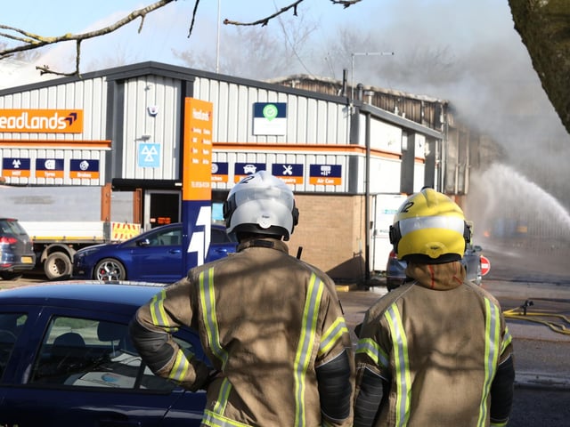 Kettering fire at Headlands MOT centre and garage
