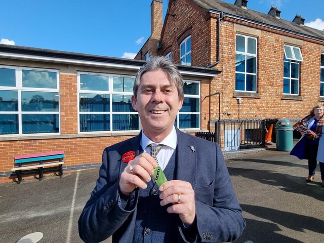 Will Osborne attended the school from 1965 to 1973 - with his sports day ribbons for the 60 Yards Flat (first place) and Potato Race badge (third)