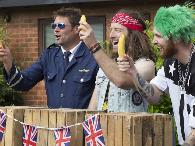 The human fruit machine in William Street, in Kettering