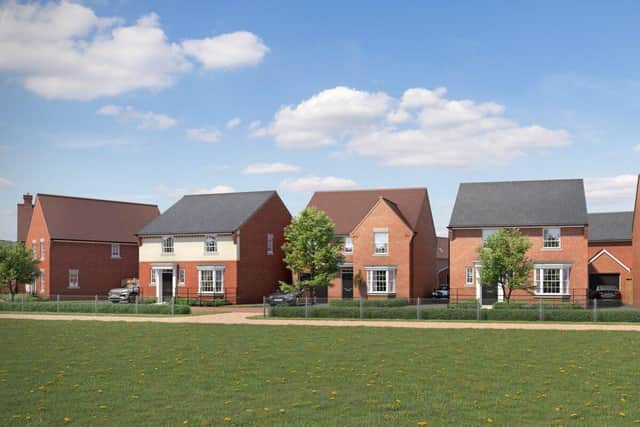 DWSM - A CGI street scene of Mallard Meadows