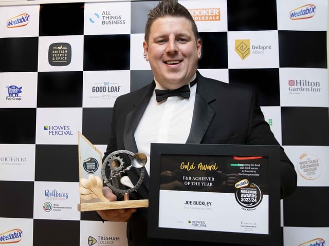Following his first award win of the night, Joe shared: “It’s incredible. To win F&B Achiever of the Year is something I’ve looked up to for a long time – I’ve seen some industry legends win it. It’s amazing to win.” Joe has grown up working in the hospitality industry across the county since he was 16 and spoke of the “industry legends” in attendance at the awards. He said: “There’s some incredible people there that I’ve looked up to for a long time.”