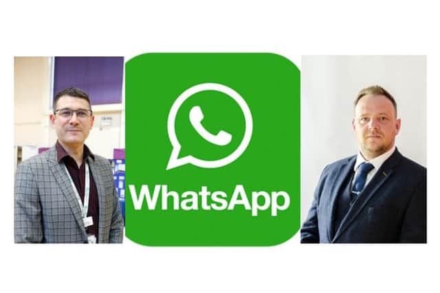 Cllr Matt Binley and Cllr Scott Brown were in a private two-man WhatsApp group