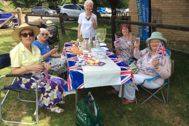 Members of Great Oakley U3A at their picnic in the park