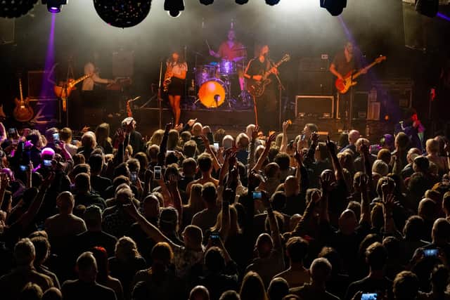 The Zutons on stage at The Roadmender in Northampton on Saturday, February 24, 2024. Photo by David Jackson.