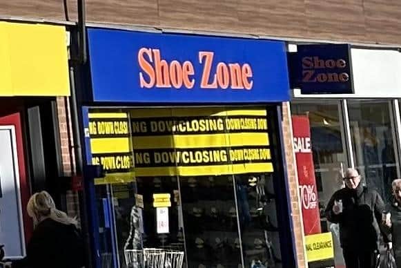 Shoe Zone in Corporation Street, Corby