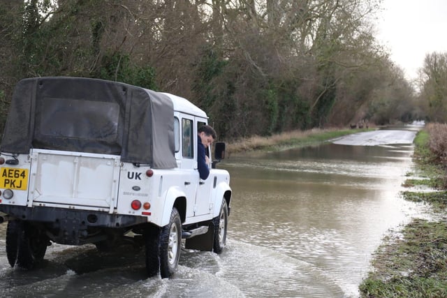 Fortheringhay: Roads were only passable to 4X4s, larger vans, lorries and trucks - cars were left stranded