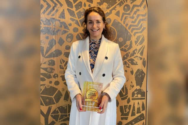 Miranda Menzies has won a top award