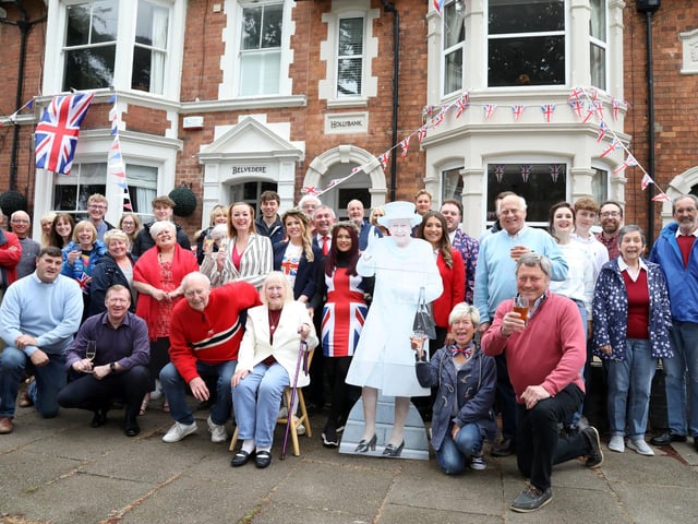 Kettering, Park View, with the royal guest