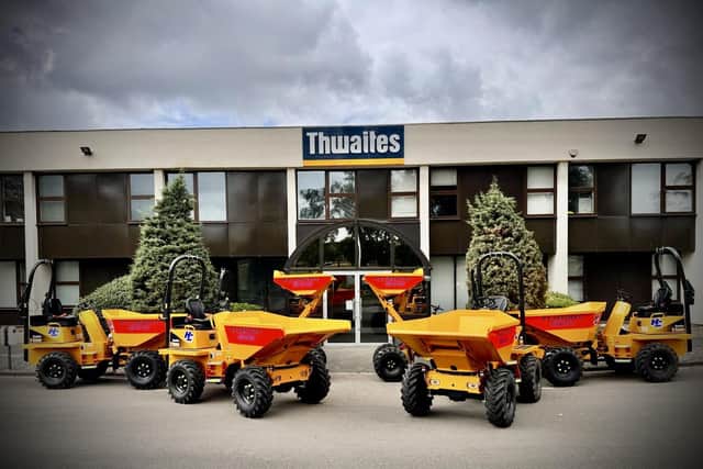 Shellplant secures substantial Thwaites dumper order from H.E. Services (Plant Hire) Ltd