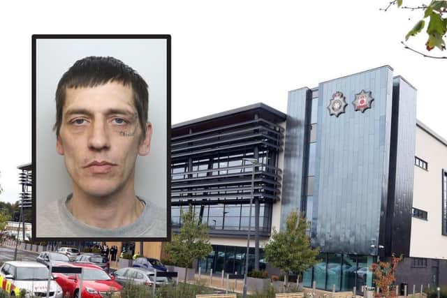 Finlay Sharples spat at police in Kettering