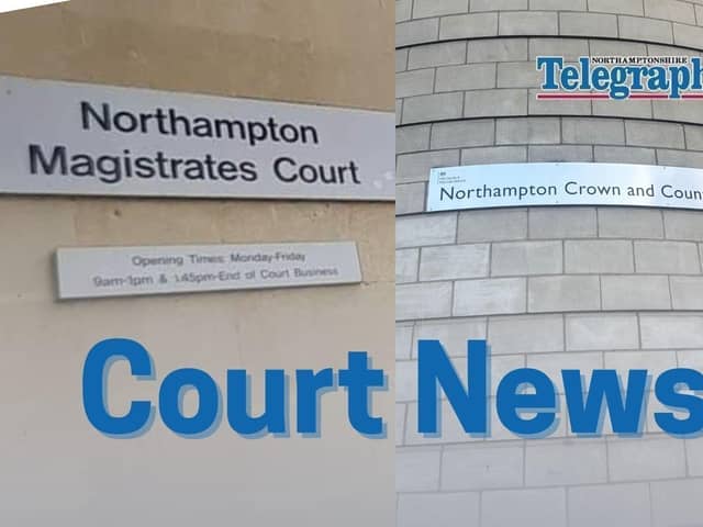 Sentencings at Northamptonshire Magistrates' and Crown Courts. Image: Court News Logo NW