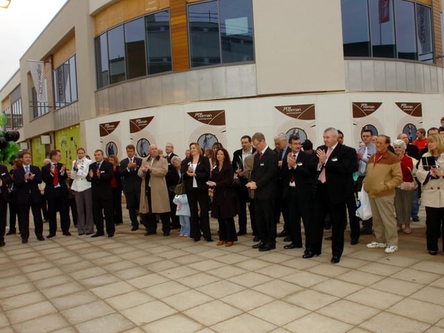 Corby: Opening of Willow Place shopping centre - 2007