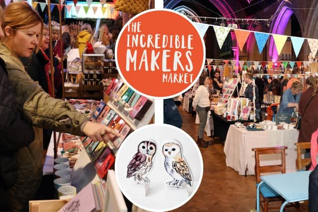 The Incredible Makers Market 2026 in Kettering takes place on Saturday November 7/LCJ