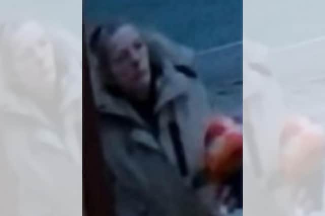 Police would like to speak to the woman pictured in this CCTV image