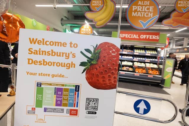 Shoppers were welcomed on February 7