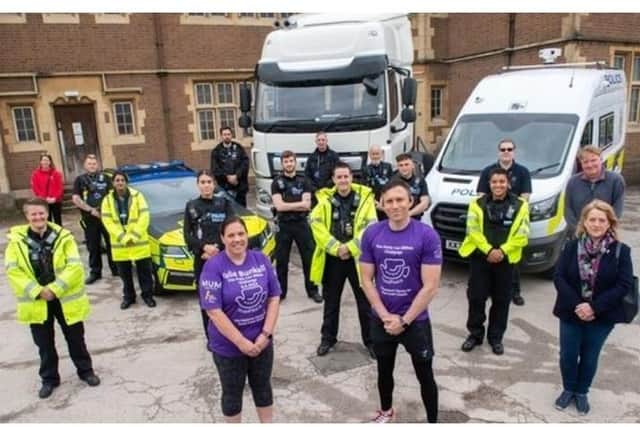 Emilie Bunkall  and Andy Cox will be raising money for RoadPeace -  search Northants Police - Andy Cox Challenge 2022 on Just Giving