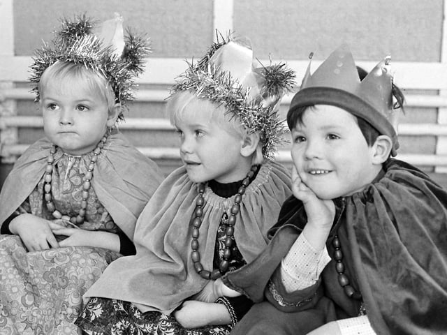 Geddington Playgroup Christmas play 1980