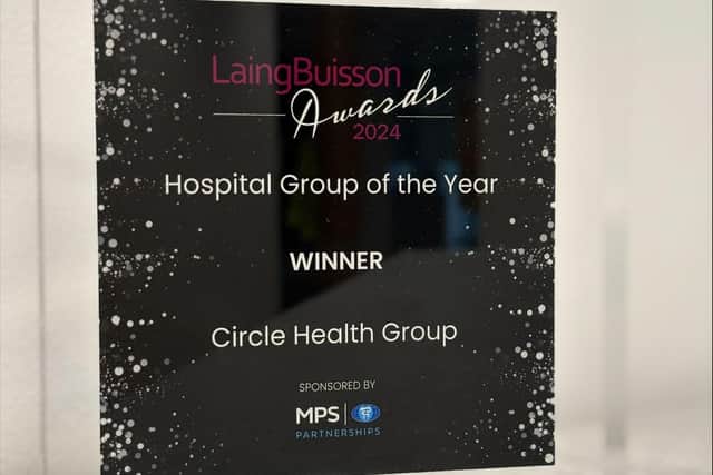 Hospital Group of the Year.