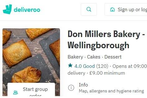 A sausage and bacon butty from Don Millers Bakery came in as the third most popular choice