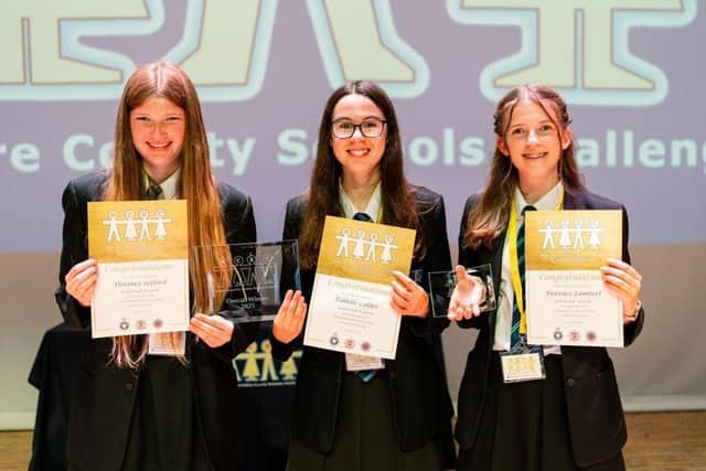 The Winning Students. Photo: Northamptonshire Police