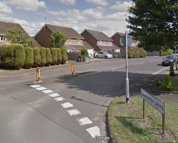 Police are appealing for witnesses after a pedal cyclist in his 70s was seriously injured in a collision in Cavendish Drive, Northampton, on Saturday