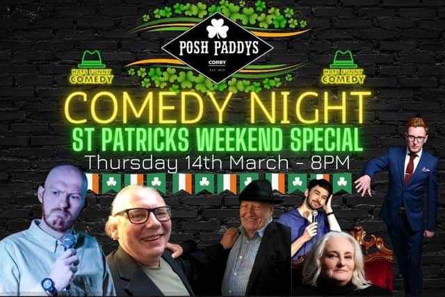 Comedy night at Posh paddy's
