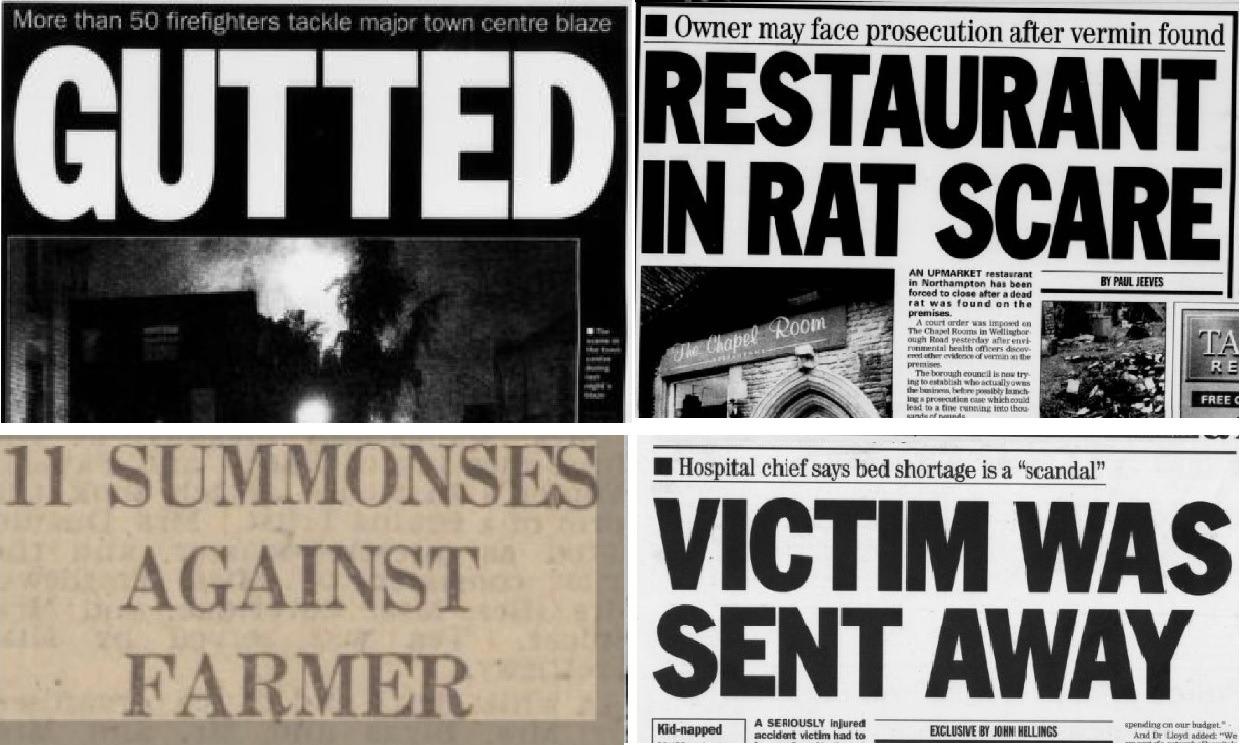 We look at past headlines which hit Northampton in the week of June 10 to 17.