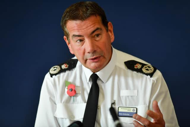 Chief Constable of Northamptonshire Police, Nick Adderley, is being "criminally investigated".