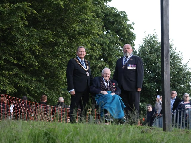 Thrapston D-Day beacon lighting:D-Day commemorations Thrapston